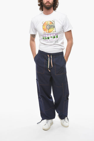 Jeans BAMAKO a Gamba Ampia con Coulisse Multicolor