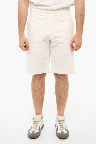 Shorts TAILORED In Cotone Fiammato 