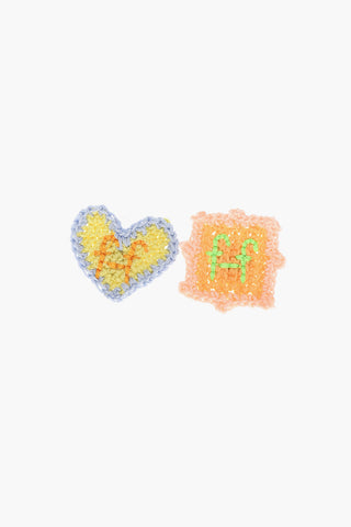 Crochet Earrings with Butterfly Closure