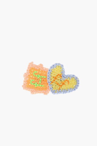 Crochet Earrings with Butterfly Closure