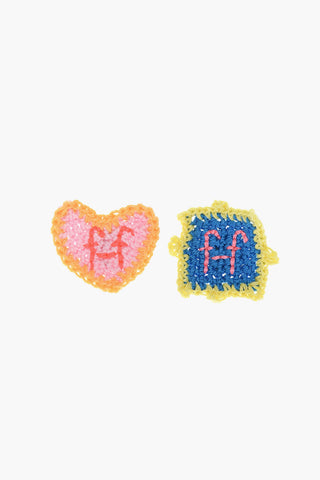 Crochet Earrings with Butterfly Closure