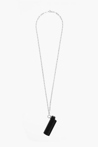 Collana a Catena con Custodia Accendino Pendente