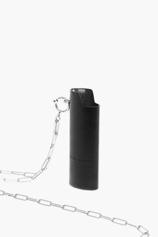 Collana a Catena con Custodia Accendino Pendente
