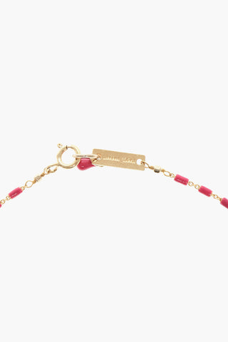 Resin Beads Necklace with Logoed Application
