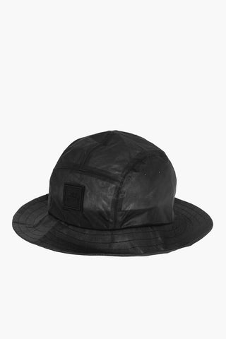Bucket Hat with Zipped Pocket and Logo Patch
