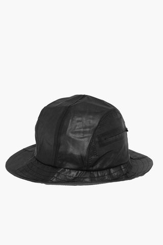 Bucket Hat with Zipped Pocket and Logo Patch