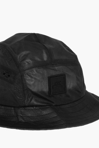 Bucket Hat with Zipped Pocket and Logo Patch