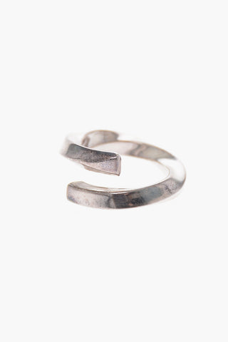 Brushed Silver Ring