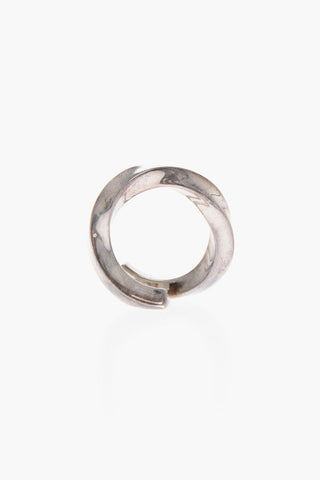 Brushed Silver Ring