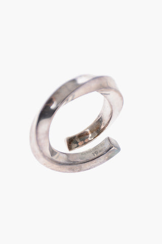 Brushed Silver Ring