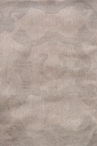 Lurex Silk Scarf with Horsebit Embroideries