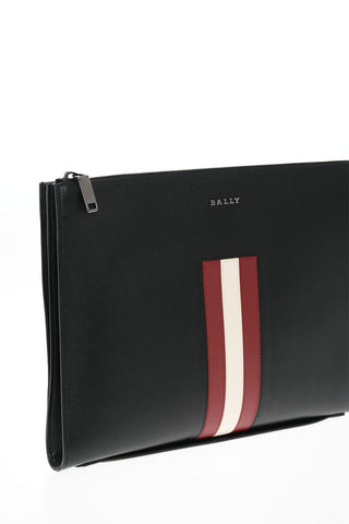 Saffiano Leather Barrel Bag with Contrast Band