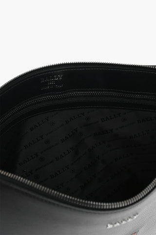 Saffiano Leather Barrel Bag with Contrast Band