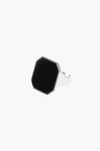 Anello Sigillo con Maxi Pietra Lucida