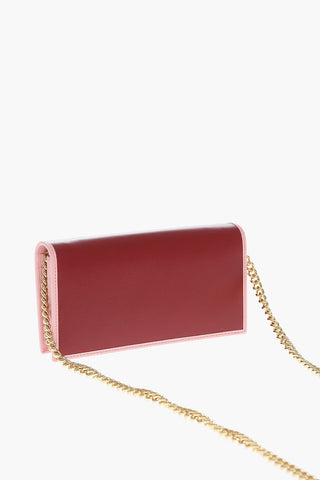 Leather HORSEBIT 1995 Wallet with Removable Chain Shoulder Strap