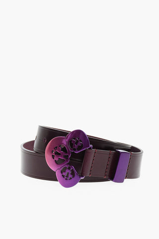 Leather belt with Decorative Buckle 35mm