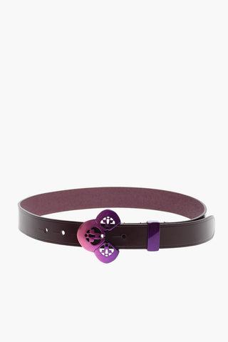 Leather belt with Decorative Buckle 35mm