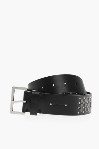 Cintura CLARA in Pelle Borchiata 40mm