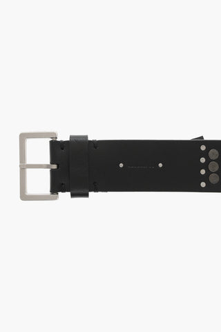 Cintura CLARA in Pelle Borchiata 40mm