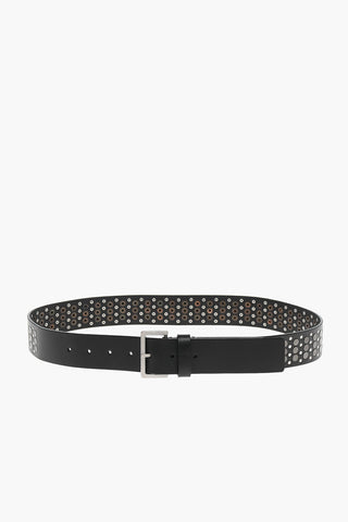 Cintura CLARA in Pelle Borchiata 40mm