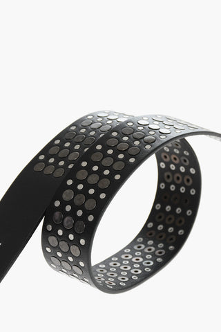 Cintura CLARA in Pelle Borchiata 40mm