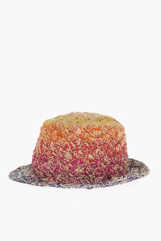 Multicolor Rafia Hat