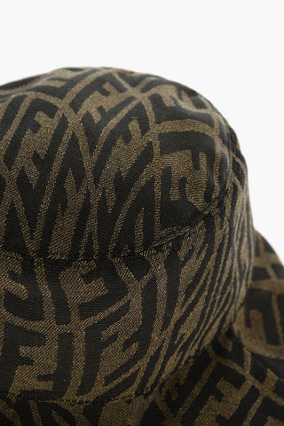 Canvas Bucket with Monogram Print