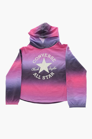 ALL STAR CHUCK TAYLOR Felpa Hoodie BOXY FIT Effetto Sfumato