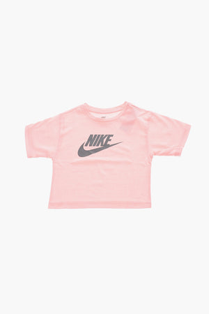 T-Shirt mit Rundhalsausschnitt und kontrastierendem Logodruck