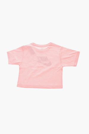 T-Shirt mit Rundhalsausschnitt und kontrastierendem Logodruck