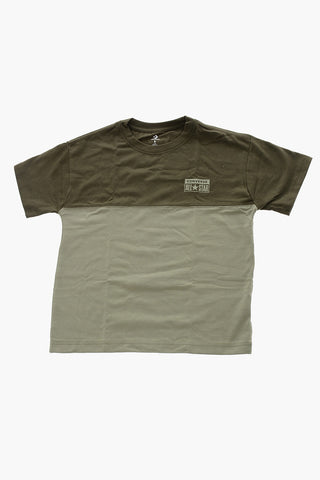 ALL STAR T-Shirt mit Rundhalsausschnitt RELAXED zweifarbig mit erhabenem Logo