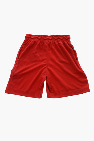 AIR JORDAN Solid Color Shorts with Contrasting Print