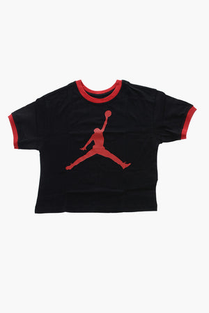 AIR JORDAN Zweifarbiges T-Shirt mit Rundhalsausschnitt