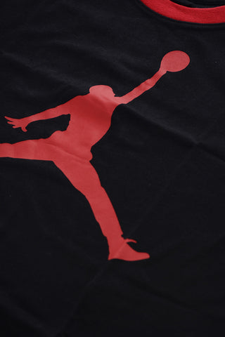 AIR JORDAN Zweifarbiges T-Shirt mit Rundhalsausschnitt