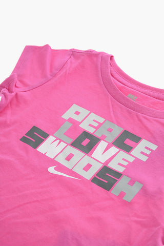 Crewneck T-Shirt With Front Print