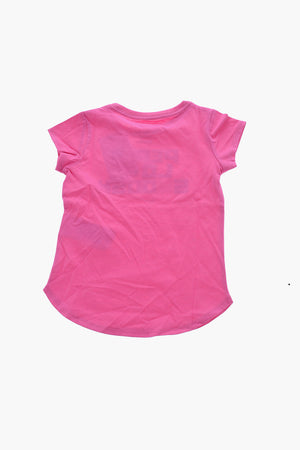 T-Shirt Girocollo con Stampa sul Fronte