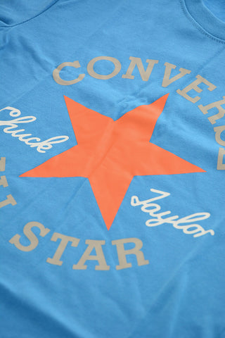 ALL STAR CHUCK TAYLOR Crew Neck T-Shirt with Maxi Logo Print