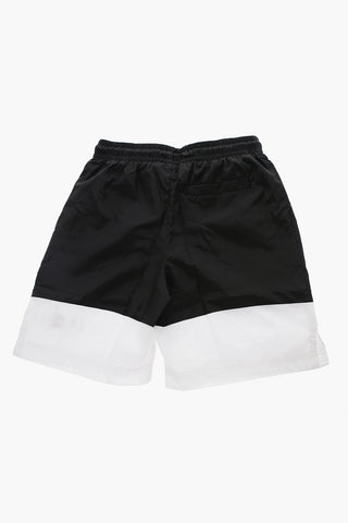 AIR JORDAN Two-Tone Shorts with Drawstring Waist
