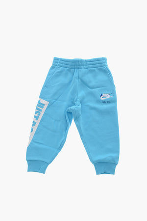 Joggers Felpati con Stampa a Contrasto