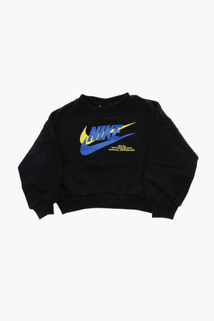 Crew-Neck Sweatshirt with Printed Logo