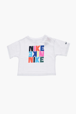 T-Shirt mit Rundhalsausschnitt und bedrucktem Logo