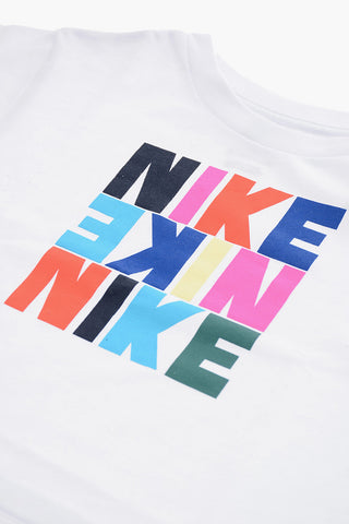 T-Shirt mit Rundhalsausschnitt und bedrucktem Logo