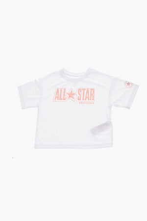 ALL STAR CHUCK TAYLOR Rundhals-T-Shirt mit kontrastierendem Logo-Print