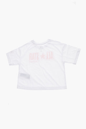 ALL STAR CHUCK TAYLOR Rundhals-T-Shirt mit kontrastierendem Logo-Print