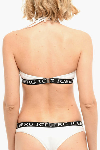 BEACHWEAR Top Bikini con Banda Logata