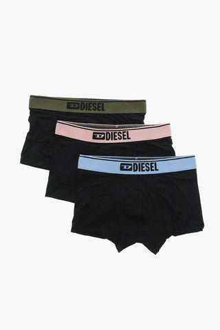 Logoed at the Waist UMBX-DAMIEN 3 Pairs of Boxers Set