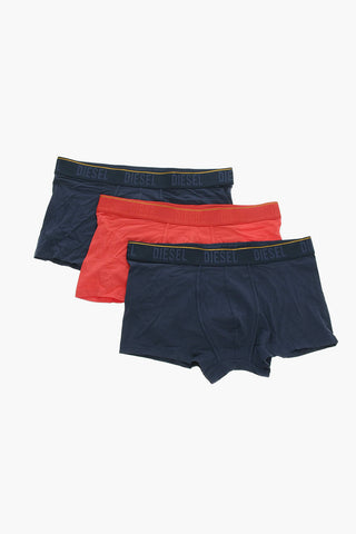 Logoed at the Waist UMBX-DAMIEN 3 Pairs of Boxers Set
