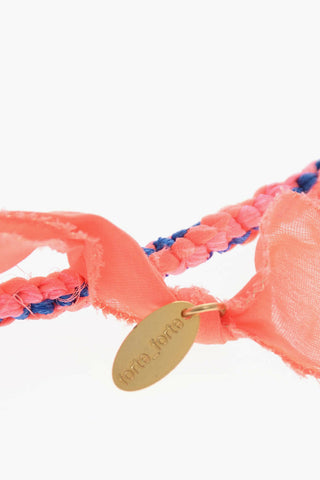 Collana in Nastro MY JEWEL Fluo con Pendente Perlina