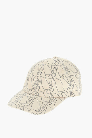 Cappello da Baseball Bicolore in Fantasia Astratta