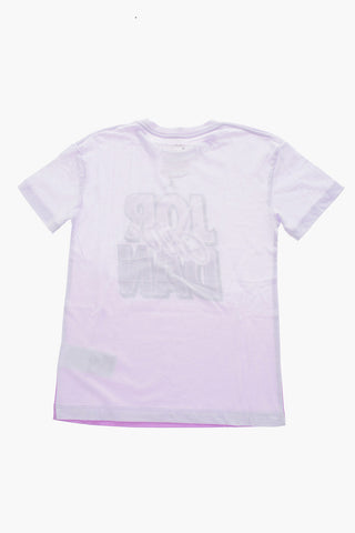 AIR JORDAN Shaded Crew-Neck T-shirt with Embossed Logo